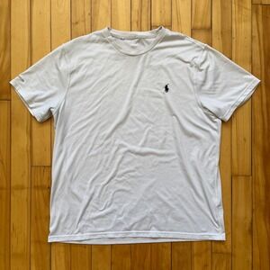 Polo Sport Ralph Lauren Mens L White Performance T-Shirt Short Sleeve Crew Neck